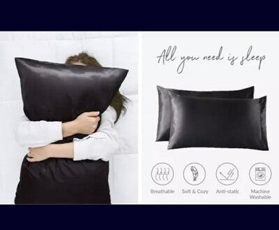 Silky Soft Satin Pillow Case Set