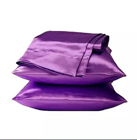 Silky Soft Satin Pillow Case Set